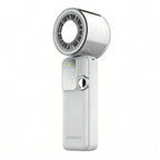 Portable USB Rechargeable Fan with Digital Display Adjustable Speed Compact and Lightweight