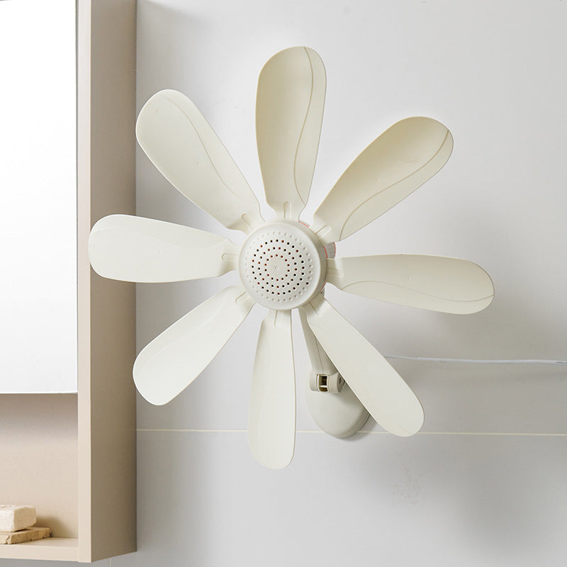 Wall-Mounted Fan 12W Quiet Operation 42cm Blades Compact Cooling Fan for Home or Office