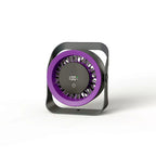 Compact Rechargeable Cooling Fan Portable Silent with LED Display and Wooden Handle