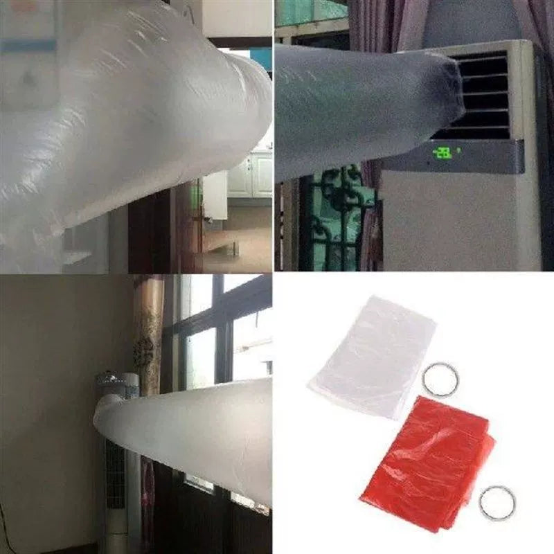 Air Outlet Deflector for Wall-Mounted Split AC Units Flexible Waterproof Adjustable