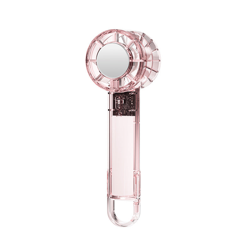 Harrow Women's Portable Handheld Cooling Fan Rechargeable Lightweight Personal Fan with Mirror