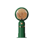 Portable Table Fan USB Powered Swiveling Head Compact Quiet Desk Fan