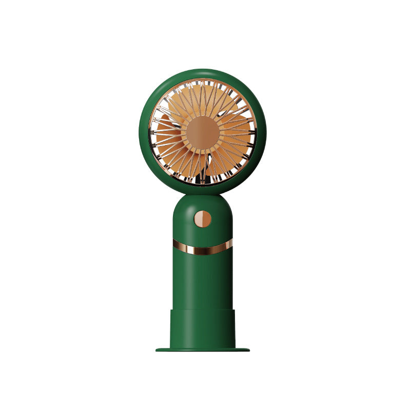 Portable Table Fan USB Powered Swiveling Head Compact Quiet Desk Fan