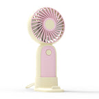 Cartoon Character Mini Portable Fan Rechargeable Battery Lightweight