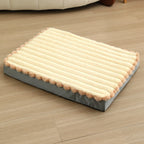 Dog Bed Plush Soft Top Non-Slip Base Breathable Filling Comfortable Pet Mattress