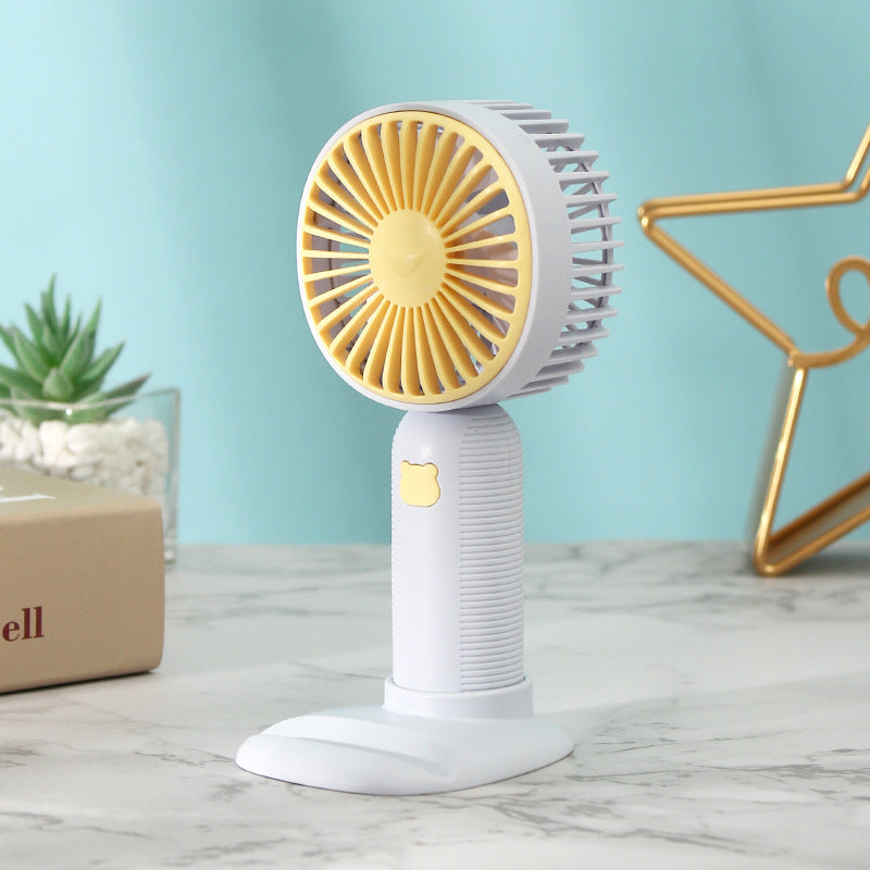 Portable Mini Fan for Women USB Powered Flexible Tilt Compact Personal Fan