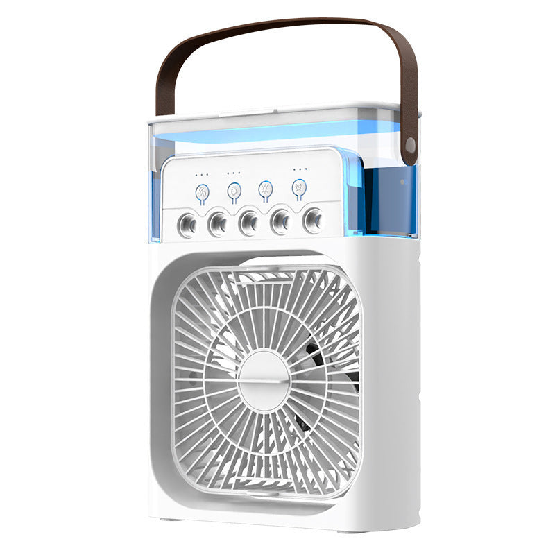 Portable Fan and Humidifier with Multiple Speeds and Carry Handle for Home and Office
