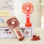 Portable Handheld Fan USB Rechargeable Lightweight Ergonomic Design for Travel and Outdoor Use