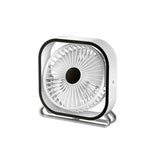 Compact Table Fan Quiet Small Desk Fan Adjustable Tilt Child-Safe Design