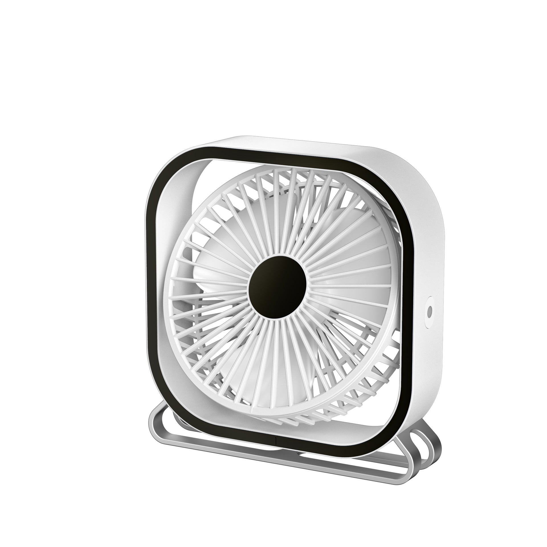 Compact Table Fan Quiet Small Desk Fan Adjustable Tilt Child-Safe Design