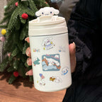Insulated Travel Mug for Women BPA-Free Plastic Leak-Proof Lid Hot and Cold Beverage Cup