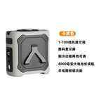 Portable High-Performance Fan with Digital Speed Control and LED Light, Rechargeable 4000mAh Battery, Compact and Lightweight