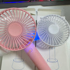 Portable Women's Hand Fan Harrow Compact Quiet with Multiple Speeds and Long Battery Life