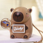 Ladies Handheld Fan Cute Animal Design Portable Lightweight Summer Cooling Accessory