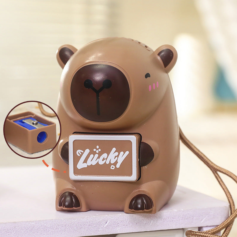 Ladies Handheld Fan Cute Animal Design Portable Lightweight Summer Cooling Accessory