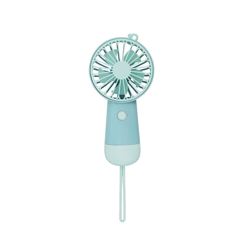 Portable USB Handheld Fan Lightweight Compact Rechargeable with Stepless Speed Control