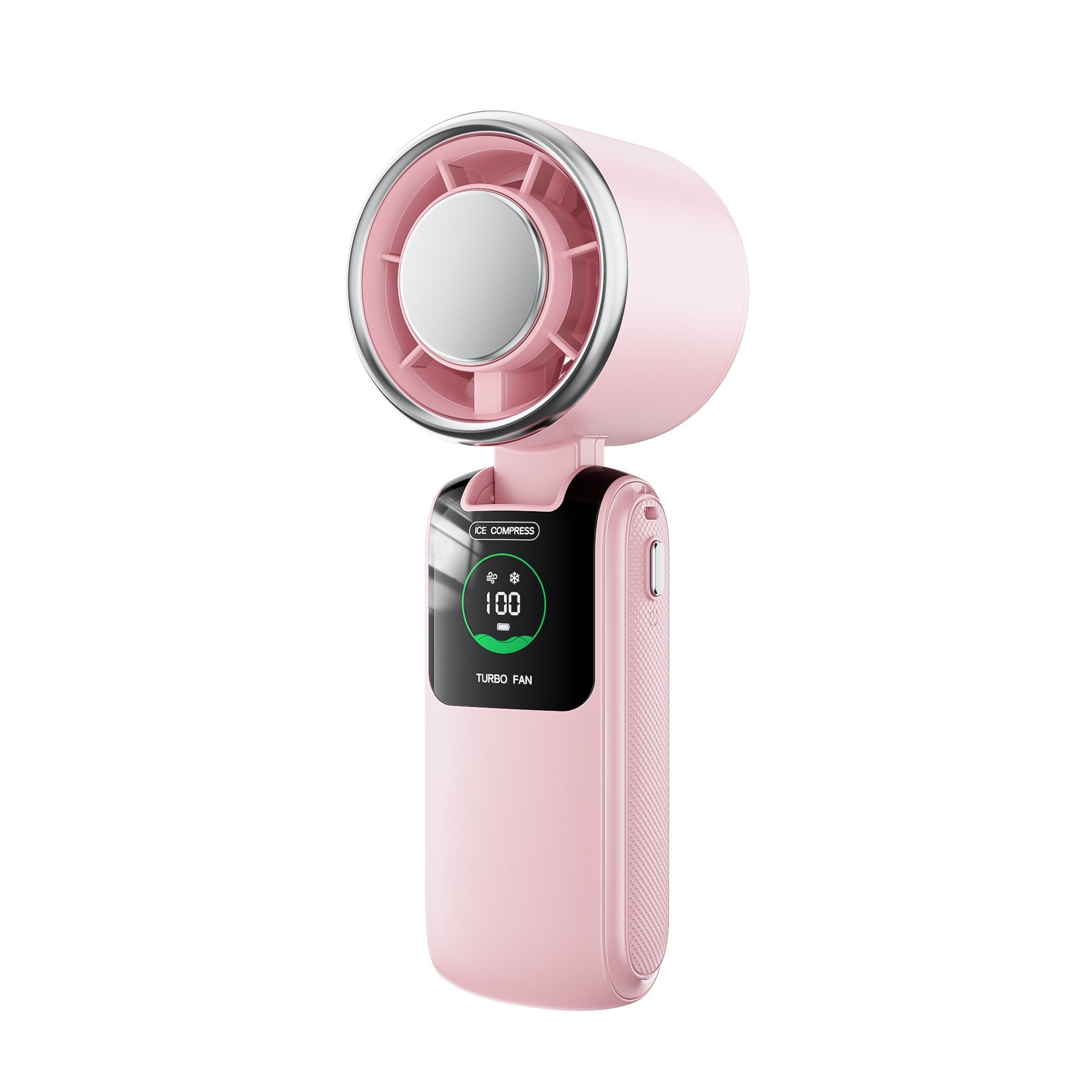 Handheld Turbo Fan Portable Rechargeable Compact Cooling Fan with LED Display