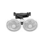 Dual-Head Adjustable Ceiling Fan with Rotatable Heads for Personalized Airflow