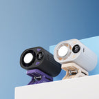 Clip-On Personal Cooling Fan Portable Adjustable Speed Digital Temperature Display
