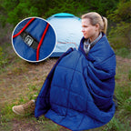 Unisex Portable Wearable Blanket with Compression Design for Outdoor and Home Use