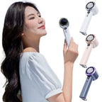 High-Pressure Handheld Showerhead with Digital Flow Display and Replaceable Mineral Filter