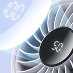 Harrow Rechargeable Clip-On Mini Desk Fan Portable Quiet Adjustable Speed