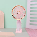 Portable Mini Fan USB Rechargeable Compact Personal Handheld Fan with Adjustable Speed