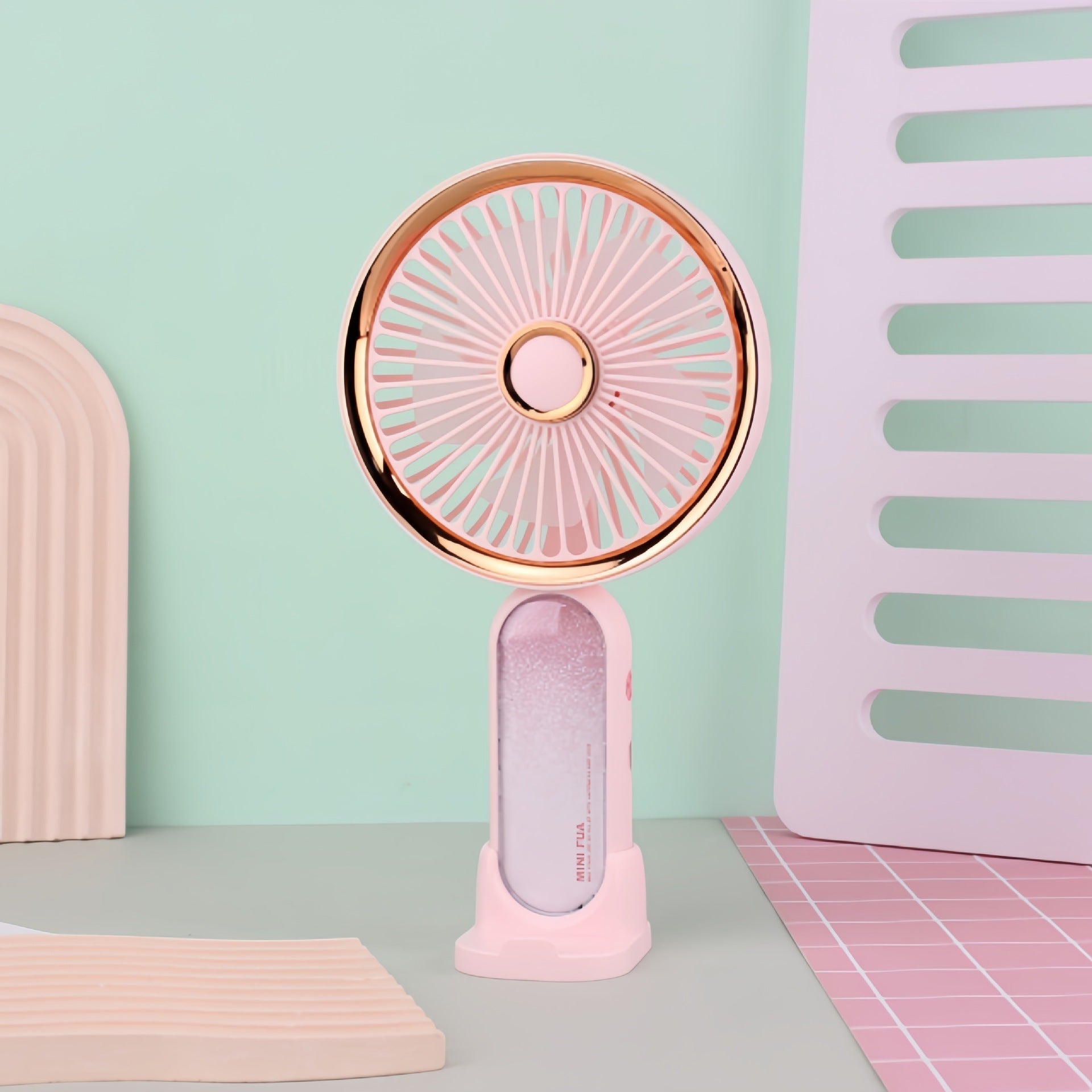 Portable Mini Fan USB Rechargeable Compact Personal Handheld Fan with Adjustable Speed