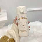Ladies Insulated Stainless Steel Water Bottle With Secure Flip Lid Leak-Proof Design