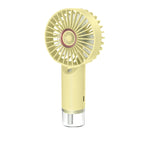 Portable Handheld Fan Battery Operated Compact Lightweight Adjustable Speeds Quiet Operation