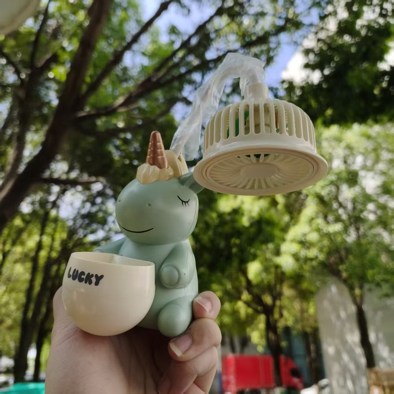 Unisex Portable Mini Fan with Unique Unicorn Design Lightweight Handheld Personal Cooler
