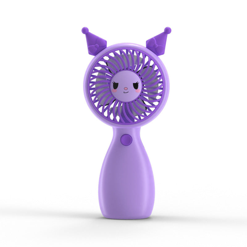 Portable Handheld Fan Foldable Cat Design Lightweight Personal Cooling Fan