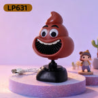 Portable Mini Fan USB Rechargeable Cute Character Design Compact Quiet Operation
