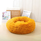 Fluffy Dog Bed Hypoallergenic Soft Round Non-Slip Machine Washable