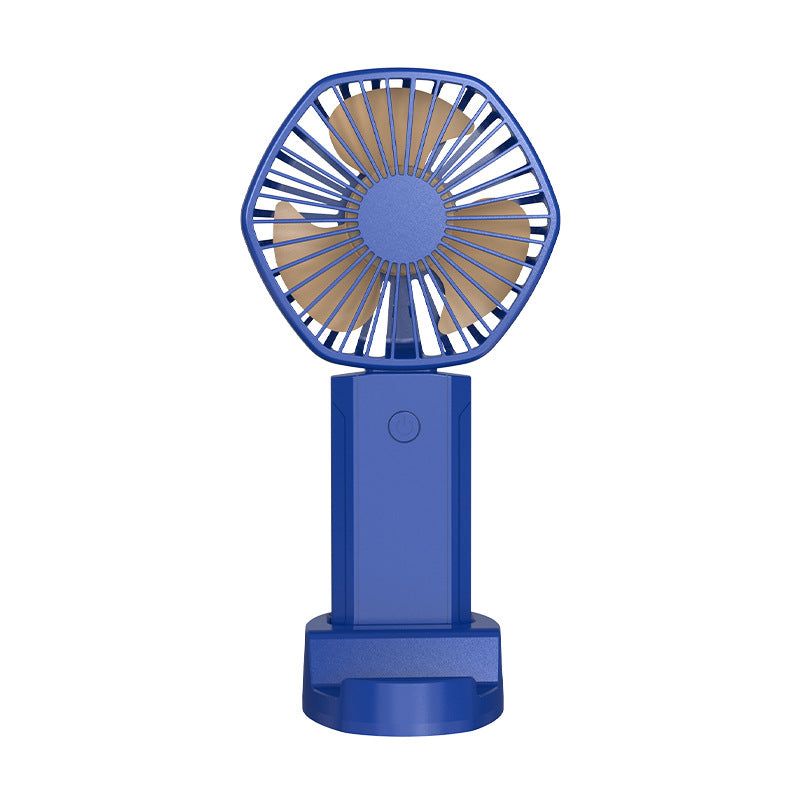 Portable Rechargeable Handheld Fan Lightweight Quiet Operation Adjustable Speed Settings