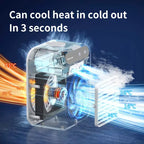 Personal Desktop Evaporative Micro Cooler USB Powered Top-Fill Ice Reservoir Adjustable Air Vents