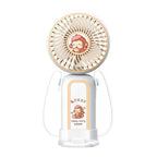 Creative Cartoon Design Rechargeable Handheld Fan Portable Personal Cooling Fan