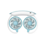 Portable Hands-Free Neck Fan Rechargeable Lightweight Adjustable Speed Personal Cooling
