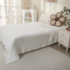 Bowlift Waffle Texture Blanket Soft Breathable Throw for Bed and Sofa