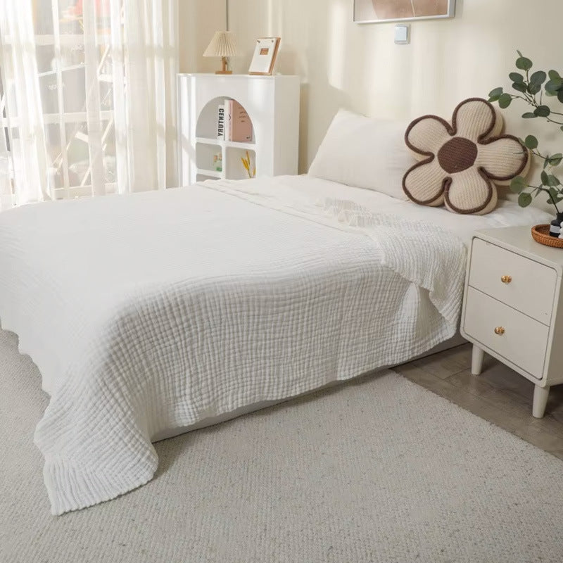 Bowlift Waffle Texture Blanket Soft Breathable Throw for Bed and Sofa