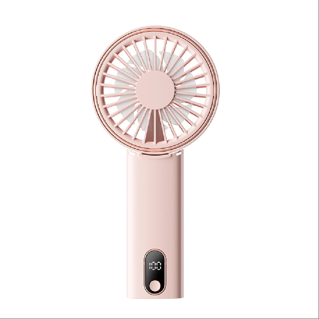Harrow Portable Handheld Fan with Digital Speed Display Lightweight Ergonomic Design
