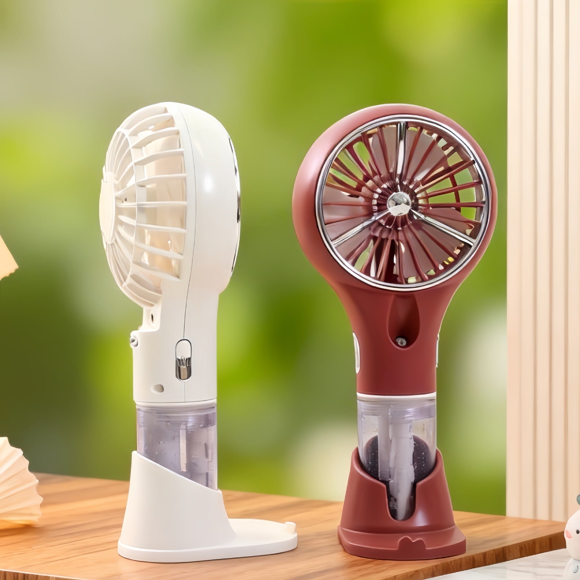 Portable Cooling Fan with Water Tank USB Rechargeable Lightweight Personal Air Cooler