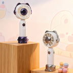Portable Handheld Fan for Women with LED Lights USB Rechargeable Quiet Operation Ergonomic Design Compact Size