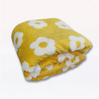 Women’s Plush Blanket Houndstooth Pattern Ultra-Soft Hypoallergenic Microfiber Cozy Throw
