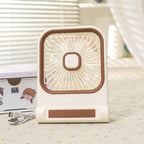 Portable Mini Fan USB Powered with Cute Cat Design Lightweight Handheld Personal Cooling Fan