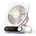 Portable Desk Fan Compact Lightweight Adjustable Speed Whisper-Quiet Energy Efficient
