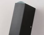 Modern Waterproof LED Outdoor Wall Light Aluminum Black Rectangular Hardwired