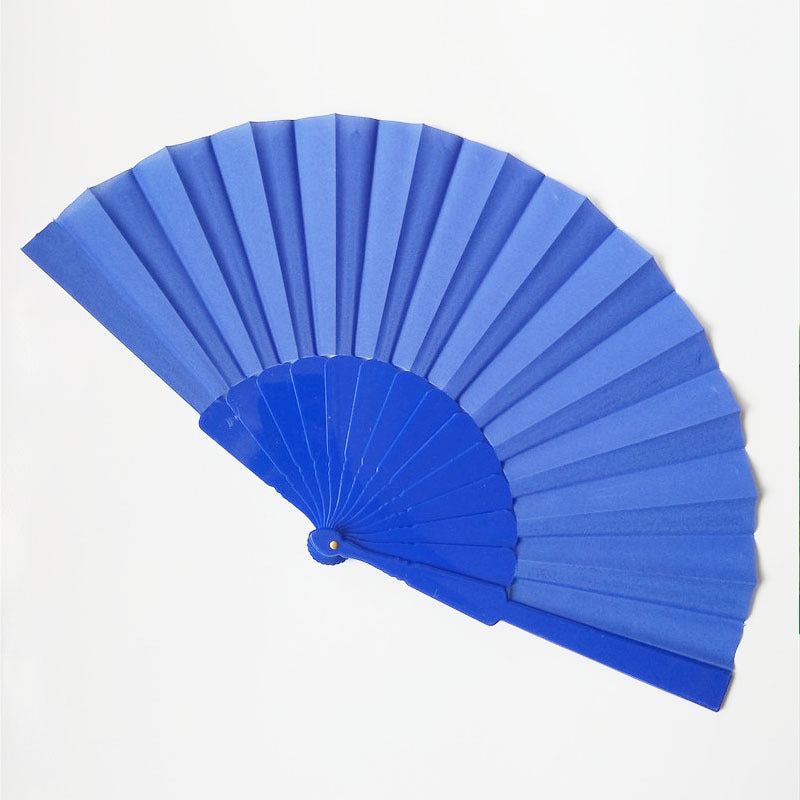 Ladies Hand Fan High-Quality Paper and Natural Wood Elegant Foldable Handheld Fan