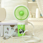 Portable Handheld Fan USB Rechargeable Cute Animal Design Compact Lightweight for Women and Kids