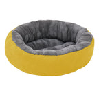 Deko Harrow Cat Bed Soft Padded Round Nesting Bed Durable Easy-Care Fabric